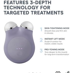 NuFACE Trinity Facial Toning Device in Purple